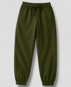 Мужские демисезонные спортивные штани Oversize 657889 2XL хаки (ВШ7004)