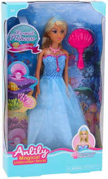 Лялька Lean Toys Русалонька Анлілі з аксесуарами 30 см (5905679077603)