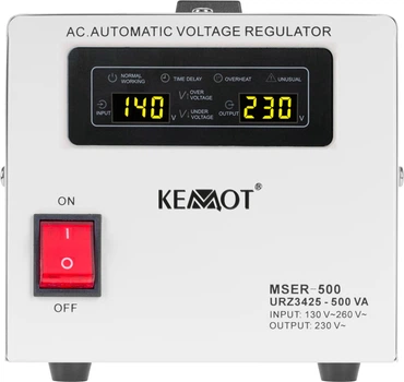 Stabilizator napięcia Kemot MSER-500 500VA 3% (5901890048927) Stabilizator napięcia Kemot MSER-500 500VA 3% (5901890048927)
