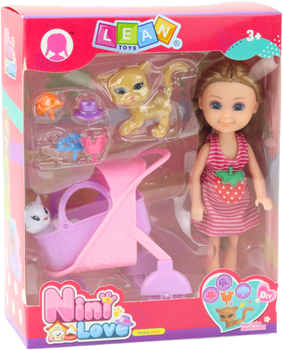 Міні-лялька Lean Toys з аксесуарами 14 см(5905991056362)
