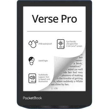 С подсветкой PocketBook 634 Verse Pro Azure (PB634-A-CIS)