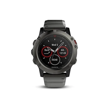 Спортивний годинник Garmin fenix 5X Slate Gray Sapphire with Black Band (010-01733-00)