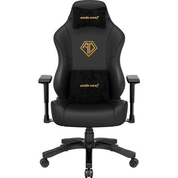 Компьютерное кресло для геймера Anda Seat Phantom 3 L Black & Gold (AD18Y-06-B-PVC)