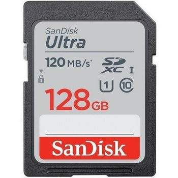Карта памяти SanDisk 128GB Ultra SDXC UHS-I Memory Card (SDSDUNB-128G-GN6IN)