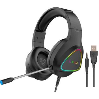 Наушники с микрофоном Vertux Trinity Black (trinity.black)