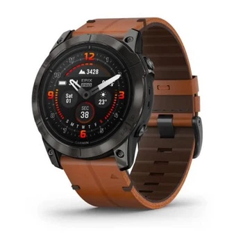 Смарт-часы Garmin Epix Pro Gen 2 Sapphire 51mm Carbon G. DLC Tit. with Chestnut L. Band (010-02804-30)