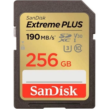 Карта памяти Sandisk Extreme PLUS 256GB SDXC Memory Card (SDSDXWV-256G-GNCIN)