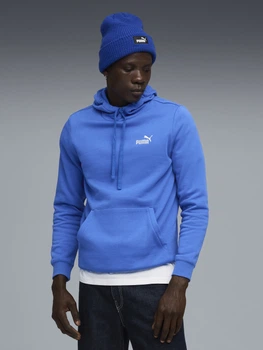 Худі утеплене чоловіче Puma Essentials Foundation 68257513 M Mountain Blue (4069157432771)
