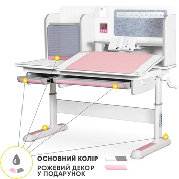 Дитячий стіл Mealux Winnipeg Multicolor WG + PN (BD-630 WG + PN Multicolor)