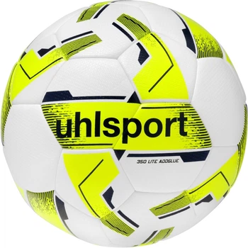 Футбольный мяч Uhlsport 350 LITE ADDGLUE бело-желто-черный Размер 5 1001758 02