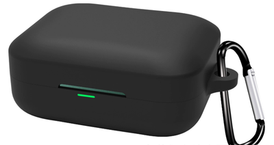 Чохол-накладка CDK для Realme Buds Air 7 Pro | Silicone Candy Friendly з карабіном (021644) (black)