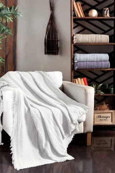 Покрывало First choice Sole Евро 220×240 см Хлопок Белый
