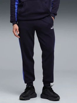 Спортивні штани чоловічі Puma Essentials Block 68468916 M New Navy (4069157434553)