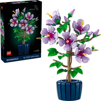 Zestaw klocków LEGO Botanicals Hibiskus 660 elementów (10372)