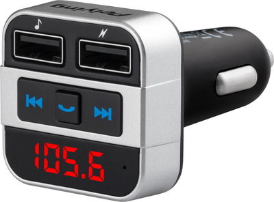 FM-трансмітер Peiying URZ0468 Bluetooth 2x USB (5901890041065)