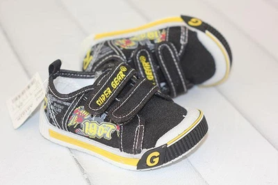 Кеди для хлопчика чорні Super Gear Розмір 20 12.8 см устілка