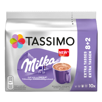 Какао-напиток в капсулах Milka by Tassimo Hot Chocolate (10 капсул)
