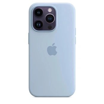 Чохол на iPhone 14 Pro Max Silicone case OEM Magsafe sky blue