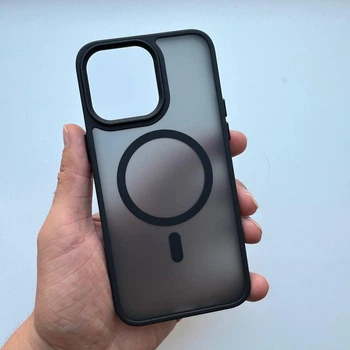 Чохол Matte Magsafe на iPhone 15 Pro Max black