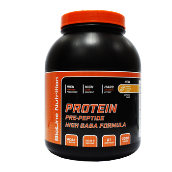 Протеїн для схуднення 80% 2кг Bioline Nutrition Золотиста карамель (Банка)