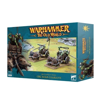 Ігровий набір Warhammer THE OLD WORLD - ORC & GOBLIN TRIBES: ORC BOAR CHARIOTS