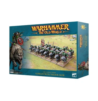 Ігровий набір Warhammer THE OLD WORLD - ORC & GOBLIN TRIBES: GOBLIN WOLF RIDER MOB