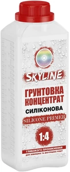 Грунтовка-концентрат 1:4 SkyLine Silicone Primer силиконовая глубокопроникающая 1 л (4821044018310)