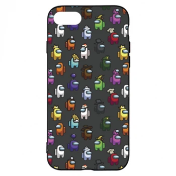 Чохол TOTO для iPhone 7 Among Us Pattern Чорний