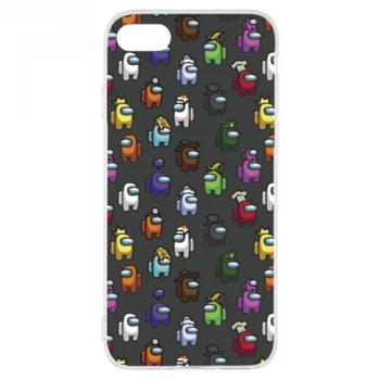 Чохол TOTO для iPhone SE 2020 Among Us Pattern Прозорий
