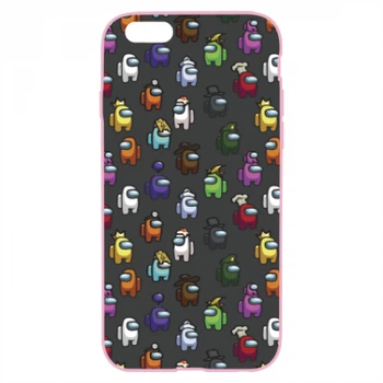 Чохол TOTO для iPhone 6 Plus/6S Plus Among Us Pattern Рожевий