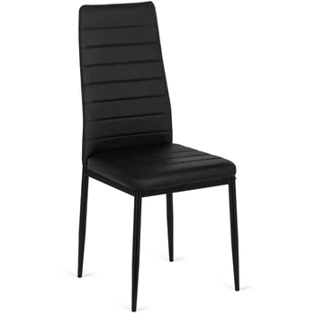 Стул MEBEL ELITE NARIS, черный / экокожа ME.NARIS/CZ/E/K