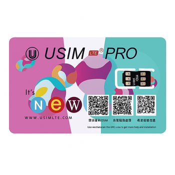 U-SIM LTE PRO v1.2.7 — Чип для разблокировки iPhone 6–16 Pro Max, QPE+IMSI, Поддержка iOS 16–18.5, Разблокировка с eSIM, Доставка Новой Почтой, Укрпочтой, Мост, Rozetka