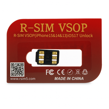 R-SIM VSOP — чіп для розблокування iPhone 6–16 Pro Max / iOS 16–18.5 / QPE + IMSI / Підтримка eSIM-обходу SIM-лока