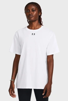 Футболка женская Under Armour Campus Oversize Ss XS Белый 1387193-100