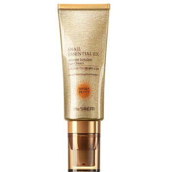 Сонцезахисний крем The Saem Snail Essential EX Wrinkle Solution Sun Cream 40мл