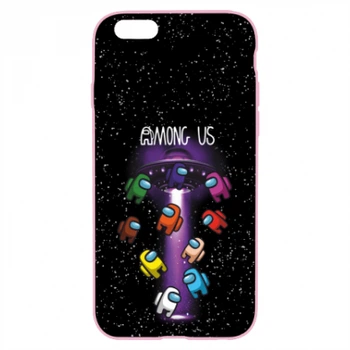 Чохол TOTO для iPhone 6 Plus/6S Plus Among Us UFO Рожевий