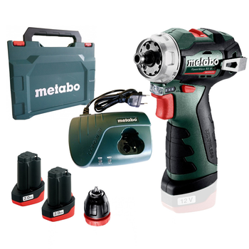 АКБуляторний безщітковий шуруповерт Metabo PowerMaxx BS BL Q : 38 Нм, кейс(601749500)