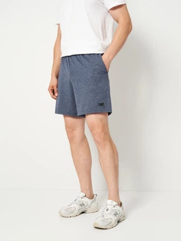 Шорты короткие мужские New Balance Heathertech MS41073NNY XL Синий (197375390062)