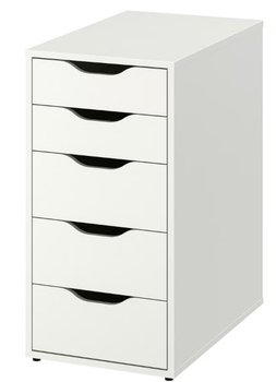 Komoda IKEA ALEX 36 x 70 cm Biała 004.735.46