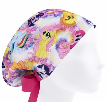 Медицинская шапочка женская HeadwearUniverse универсальная принт Мой маленький пони