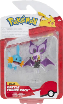 Zestaw figurek Jazwares Pokemon Battle Figure Noibat and Mudkip (0191726755401)