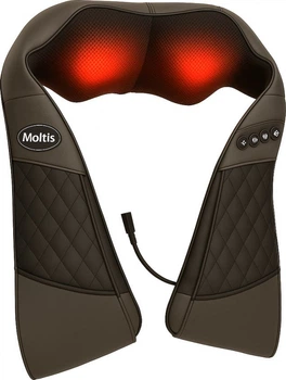 Роликовий масажер Moltis Relax MRAT-749 з інфрачервоним підігрівом Сірий