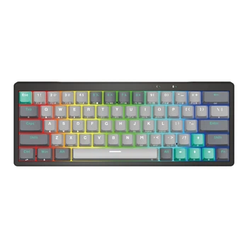 Клавиатура Fantech PRO63 MK912, игровая, беспроводная, BT5.0, 2.4Ghz, Type-C, Blue Switch, 2000mAh