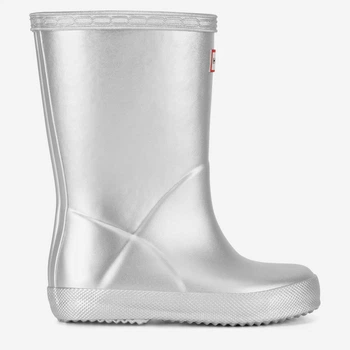 Дитячі гумові чоботи для дівчинки Hunter KFT5087RMT-SIL 2230070287409 25 Сріблясті (2230070289779)