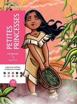 Розмальовка номерів Disney Hachette Coloriages mysteres Petites princesses Франція