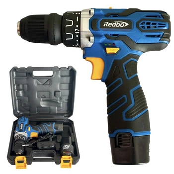 Шуруповёрт аккумуляторный Redbo RB-12ZUN 2 скорости 2 аккумулятора ЗУ Кейс