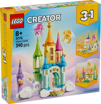 Zestaw klocków LEGO Creator Zamek jednorożca 390 elementów (31175)