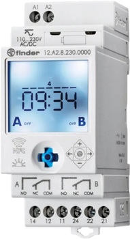 Przekaźnik czasowy Finder Type 12.A2 230V AC/DC 2P 16A (12.A2.8.230.0000)