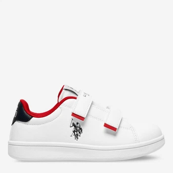Детские кеды для мальчика U.S. Polo Assn TRACE002 5905588413295 33 Белые (5905588413400)