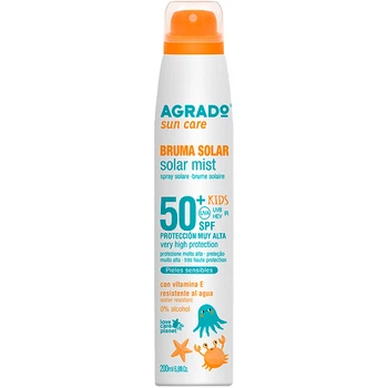 Спрей-мист Agrado для детей солнцезащитный SPF50+, 200 мл